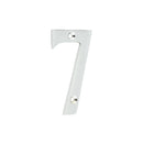 75mm Polished Chrome 7 Screw Fix Numeral - JNUM7PC - Choice Handles