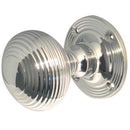 Frelan - Reeded Mortice Door Knob  - Polished Chrome - JR6MPC - Choice Handles