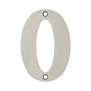 Frelan - 100mm Numerals 100mm No. 0 - Satin Stainless Steel - JSS-0 - Choice Handles