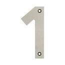 Frelan - 100mm Numerals 100mm No. 1 - Satin Stainless Steel - JSS-1 - Choice Handles
