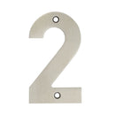 Frelan - 100mm Numerals 100mm No. 2 - Satin Stainless Steel - JSS-2 - Choice Handles