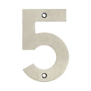 Frelan - 100mm Numerals 100mm No. 5 - Satin Stainless Steel - JSS-5 - Choice Handles