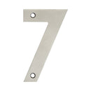 Frelan - 100mm Numerals 100mm No. 7 - Satin Stainless Steel - JSS-7 - Choice Handles
