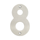 Frelan - 100mm Numerals 100mm No. 8 - Satin Stainless Steel - JSS-8 - Choice Handles