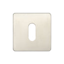 Frelan - Standard Profile Square Keyhole Escutcheon (52mm x 52mm x 7mm) -Satin Stainless Steel - JSS10 - Choice Handles