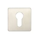 Frelan - Euro Profile Square Escutcheon (52mm x 52mm x 7mm) - Satin Stainless Steel - JSS11 - Choice Handles