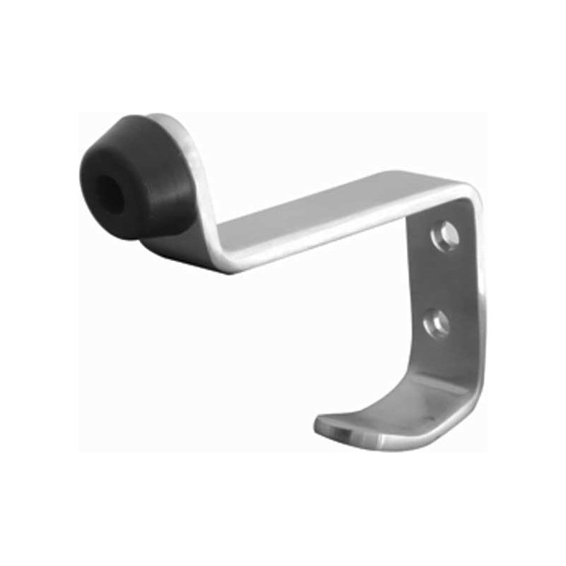 Stainless Steel Hat & Coat Hooks 75 mm projection Satin Stainless Steel - JSS15 - Choice Handles