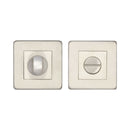 Frelan - Square Bathroom Turn & Release 52mm x 7mm - Satin Stainless Steel - JSS54 - Choice Handles