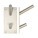 Frelan - Hat & Coat Hook On Backplate - Satin Stainless Steel - JSS901B - Choice Handles