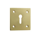Frelan - Standard Profile Square Keyhole Escutcheon - Polished Brass - JV153PB - Choice Handles