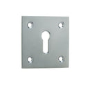 Frelan - Standard Profile Square Keyhole Escutcheon - Polished Chrome - JV153PC - Choice Handles