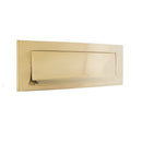 Frelan - Gravity Letterplate 254mm x 76mm - Polished Brass - JV16PB - Choice Handles