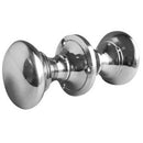Frelan - Contract Rim Door Knob - Polished Chrome - JV177PC - Choice Handles