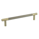 Bari Pull Handles 300mm Antique Brass Bolt Through Face Fix - JV1800ABFF - Choice Handles