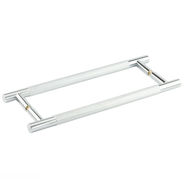 Bari Pull Handles 300mm Polished Chrome Back to Back - JV1800PCB2B - Choice Handles
