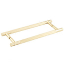 Bari Pull Handles 300mm Satin Brass Back to Back - JV1800SBB2B - Choice Handles
