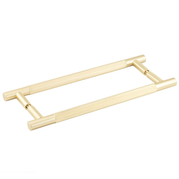 Bari Pull Handles 300mm Satin Brass Back to Back - JV1800SBB2B