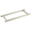 Bari Pull Handles 300mm Satin Nickel Back to Back - JV1800SNB2B - Choice Handles