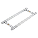 Venice Linear Knurled 300x19mm Polished Chrome Pull Handle Back to Back - JV1803PCB2B - Choice Handles