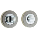 Frelan - Bathroom Turn & Release 50mm x 10mm - Dual Finish - Polished Chrome & Black Nickel - JV2666PCBN - Choice Handles