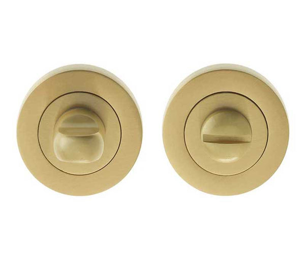 Frelan - Bathroom Turn & Release 50mm x 10mm - Satin Brass- JV2666SB