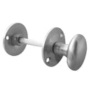 Frelan - Oval Bathroom Turn and Release Mechanism - Satin Chrome - JV2672SC - Choice Handles