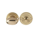 Frelan - Round Bathroom Turn & Release,  40mm Diameter - Polished Brass - JV2680PB - Choice Handles