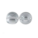 Frelan - Round Bathroom Turn & Release,  40mm Diameter - Satin Chrome - JV2680SC - Choice Handles
