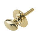 Jedo Turns for Mortice Rackbolts 50mm Polished Brass - JV2715PB - Choice Handles