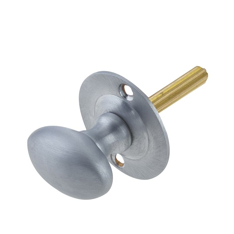 Jedo Turns for Mortice Rackbolts 50mm Satin Chrome - JV2715SC - Choice Handles