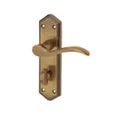Frelan - Paris Door Handles On Backplate - Bathroom - Antique Bronze - JV283AB - Choice Handles