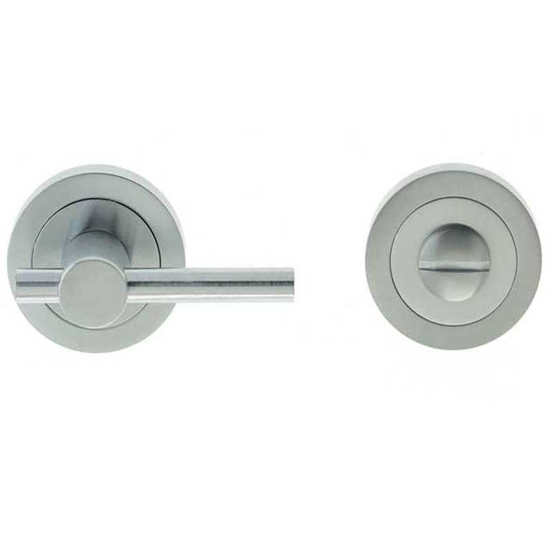 Jedo Designer Easy Turns & Releases 50mm Round Rose no Indicator Satin Chrome - JV2889SC - Choice Handles