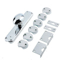 Jedo JV3400 Espagnolette Bolts Polished Chrome - JV3400PC - Choice Handles