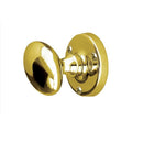 Frelan - Oval Mortice Door Knob  - Polished Brass - JV34BPB - Choice Handles