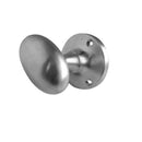 Frelan - Oval Mortice Door Knob  - Satin Chrome - JV34BSC - Choice Handles