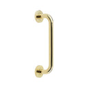 Frelan - Pull Handle On Rose 305mm x 19mm - Polished Brass - V3500BPB - Choice Handles