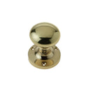 Frelan - Mushroom Mortice Door Knob  - Polished Brass - JV35BPB - Choice Handles