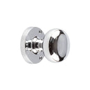Frelan - Mushroom Mortice Door Knob  - Polished Chrome - JV35PC - Choice Handles