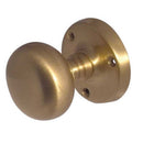 Frelan - Mushroom Mortice Door Knob  - Satin Brass - JV35SB - Choice Handles