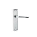 Frelan - Bray Suite Door Handles On Backplate - Latch - Polished Chrome - JV390PC - Choice Handles