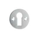 Frelan - Standard Profile Round Keyhole Escutcheon - Satin Chrome - JV41SC - Choice Handles