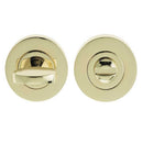 Frelan - Bathroom Turn & Release With Indicator 50mm x 10mm -  PVD Stainless Brass - JV422PVD - Choice Handles