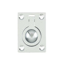 Frelan Polished Chrome Flush Ring Pull 50mm 63mm Fixings