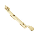 Frelan - Heavy Casement Spoon End Window Stay 200mm (8") - Polished Brass - JV44APB - Choice Handles