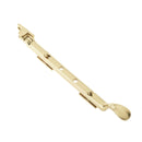 Frelan - Heavy Casement Spoon End Window Stay 254mm (10") - Polished Brass - JV44CPB - Choice Handles