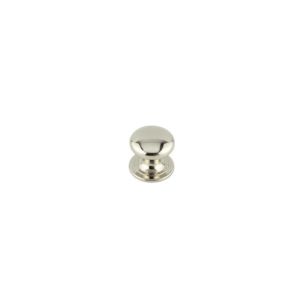 Jedo Traditional Cupboard Knobs 25mm Polished Nickel - JV47APN - Choice Handles