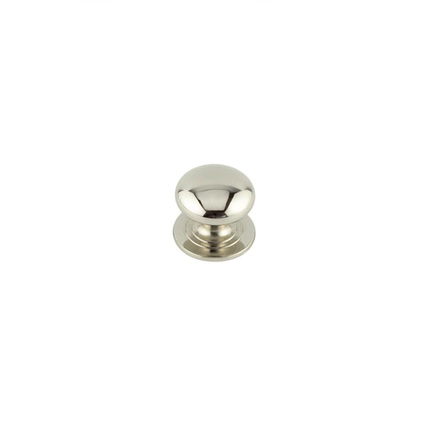 Jedo Traditional Cupboard Knobs 32mm Polished Nickel - JV47BPN - Choice Handles