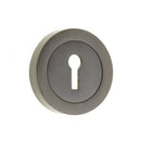 Frelan - Standard Profile Keyhole Escutcheon - Dark Bronze - JV503DB - Choice Handles