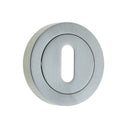 Frelan - Standard Profile Keyhole Escutcheon - Satin Chrome - JV503SC - Choice Handles
