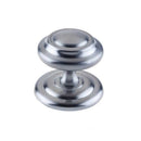 Frelan - Sloane Centre Door Knob (102mm Diameter) - Satin Chrome - JV57SC - Choice Handles